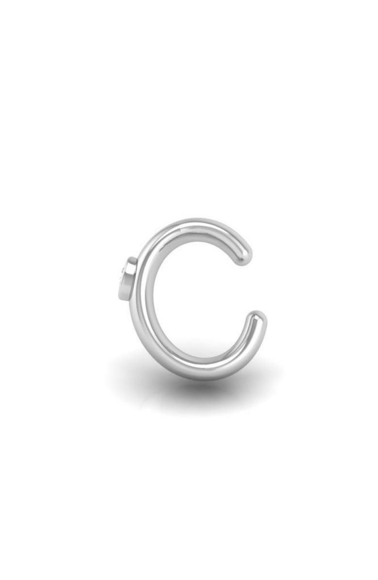 Seed2Stone Wide Cyclops Mid Ear Cuff, Alternate, color, Silver