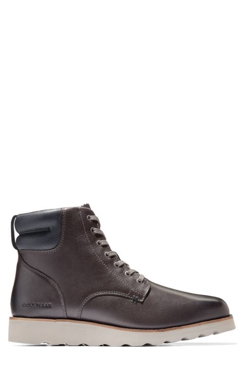 Cole Haan Grand Woodbury Water Resistant Boot In Pavement/blueberry/drizzle