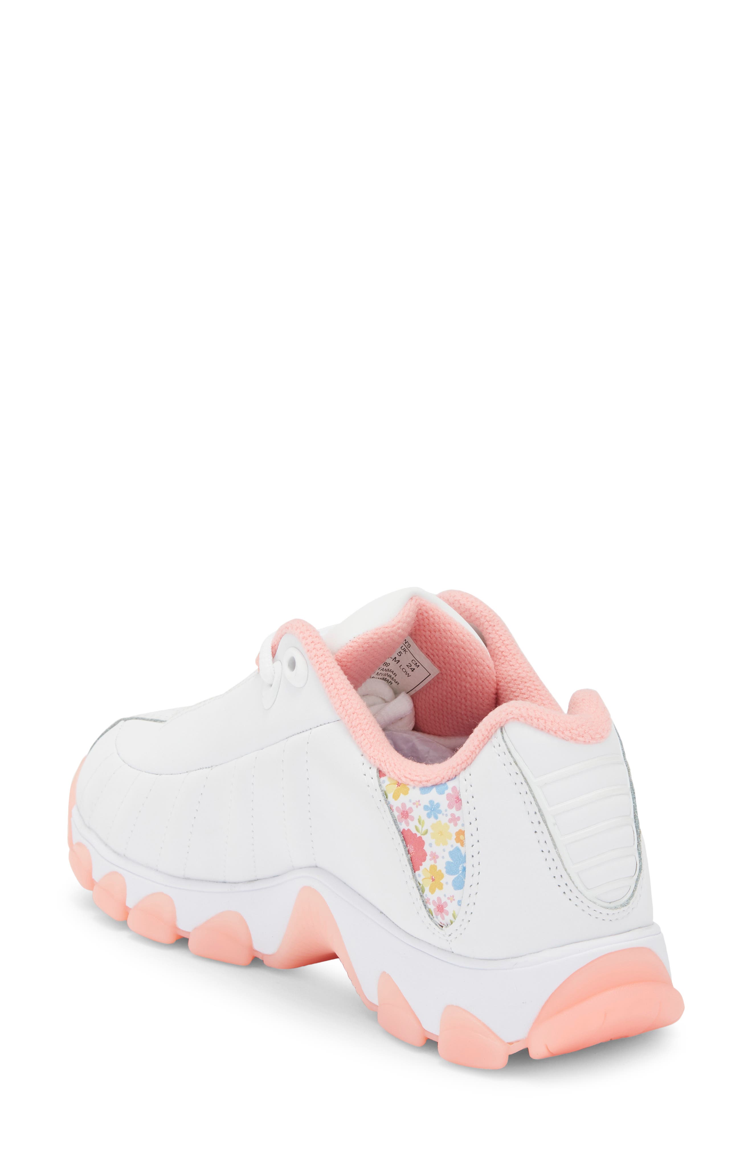 K-Swiss ST329 CMF Sneaker, Alternate, color, White/ Flower/ Ice Pink-M