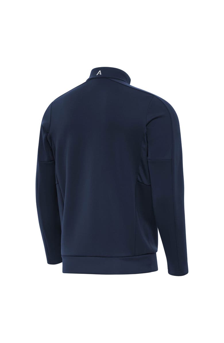 ANTIGUA Men's Antigua Navy Michigan Wolverines 2026 NCAA Men's Basketball National Champions Generation Quarter-Zip Pullover, Alternate, color, Navy