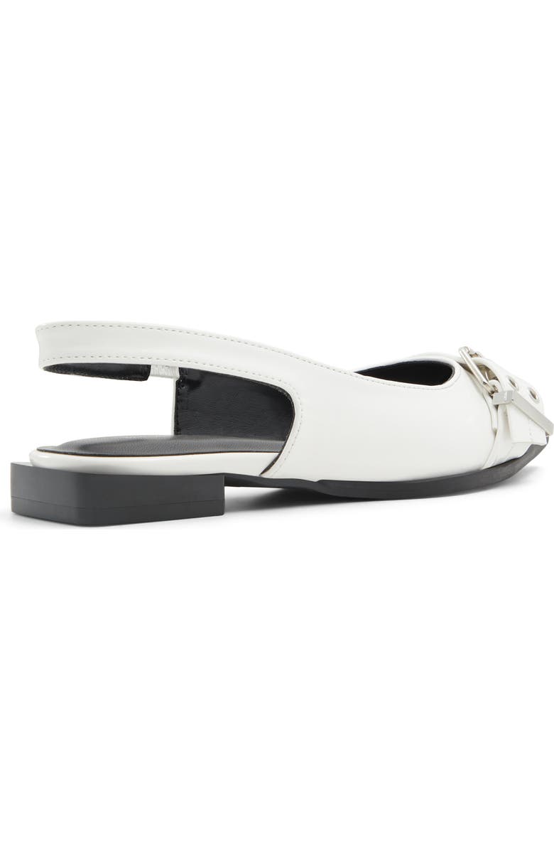 Call It Spring By Aldo Natallya Slingback Flat, Alternate, color, White