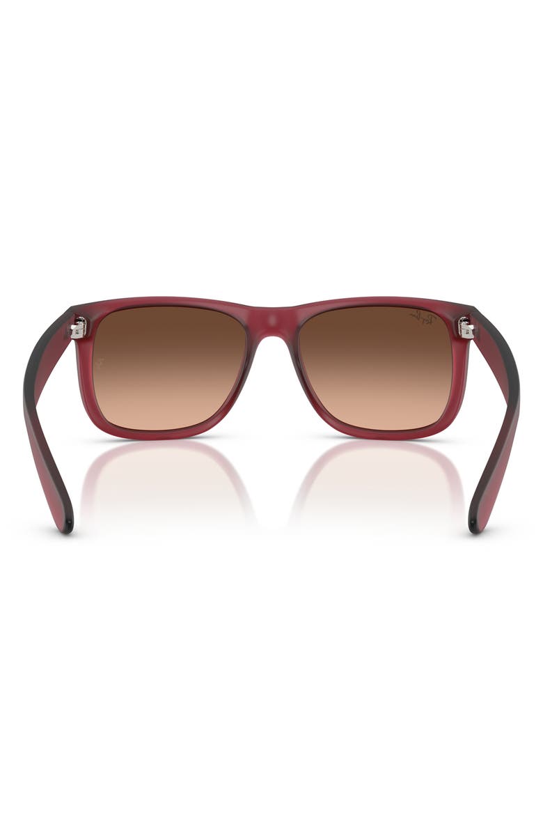 Ray-Ban 54mm Polarized Gradient Square Sunglasses, Alternate, color, Violet