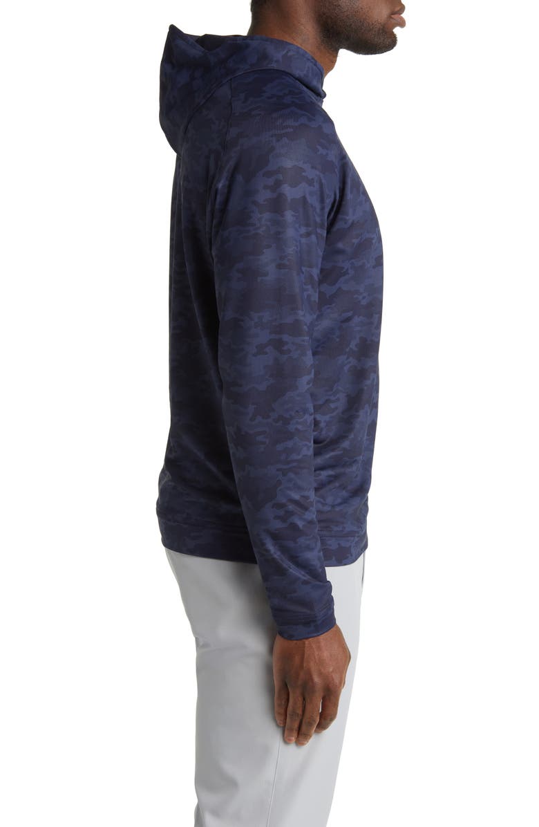 Peter Millar Pine Camo Performance Hoodie, Alternate, color,