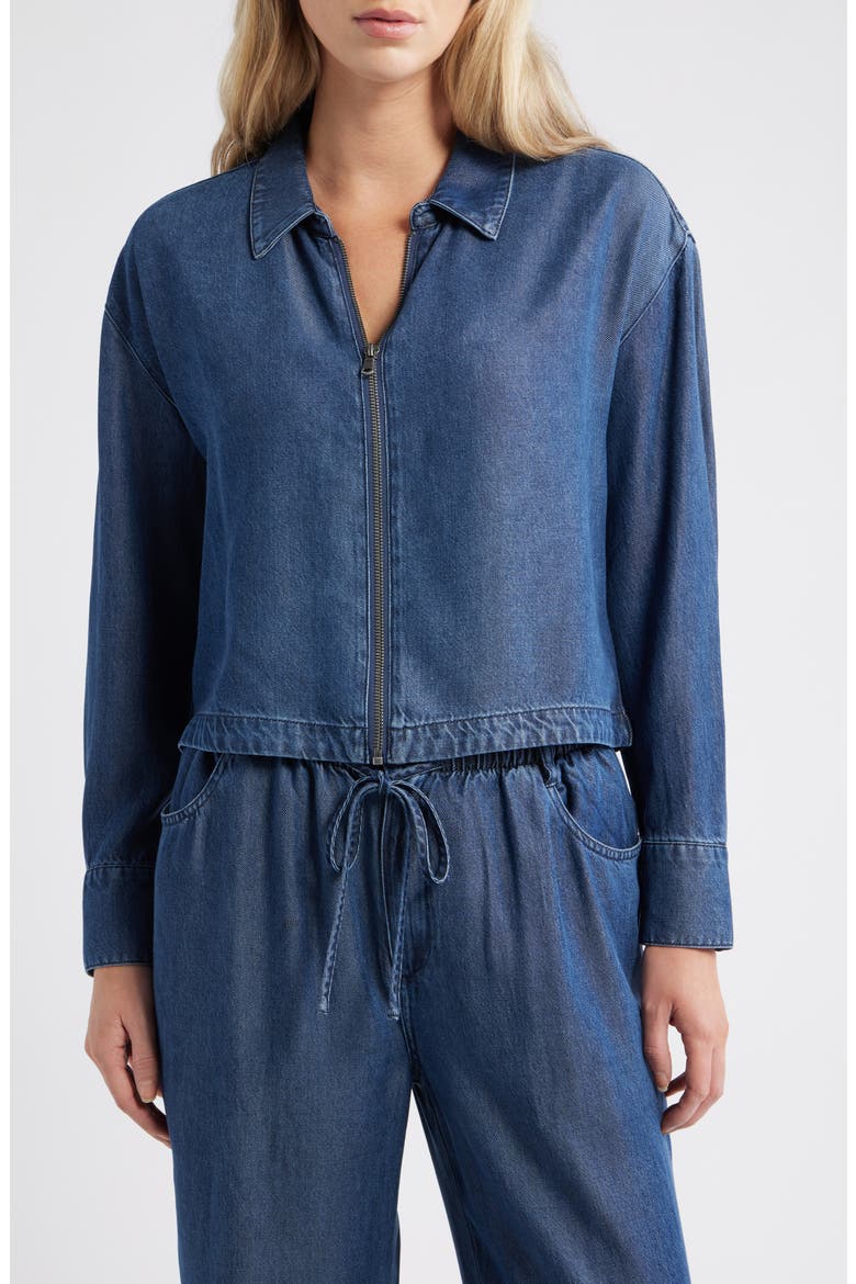 Zip Front Shacket, Alternate, color, HORIZON WA