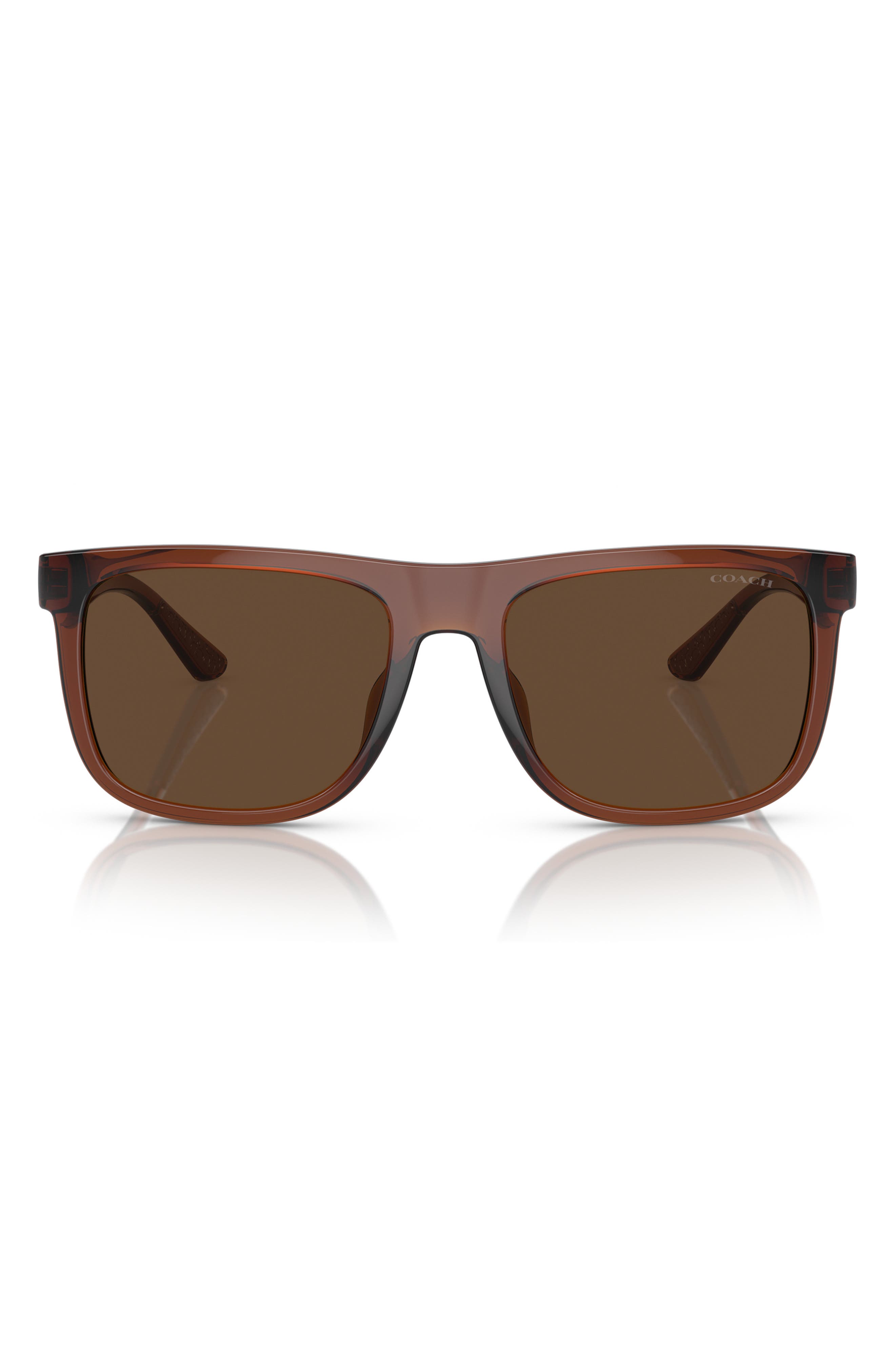 COACH 57mm Square Sunglasses
