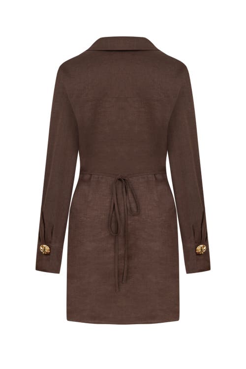 NOCTURNE NOCTURNE MINI DRESS WITH ACCESSORY DETAIL 