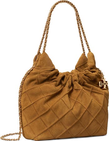 Fleming Suede Hobo Bag