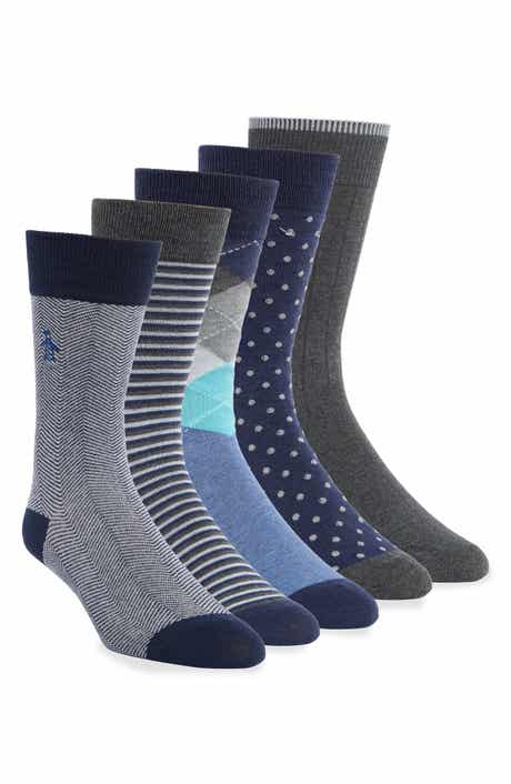 Original Penguin Wrigley Pack of 5 Assorted Crew Socks