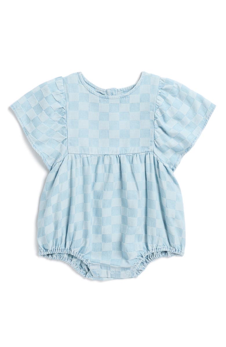 Rylee + Cru Kids' Kalea Check Romper, Main, color,