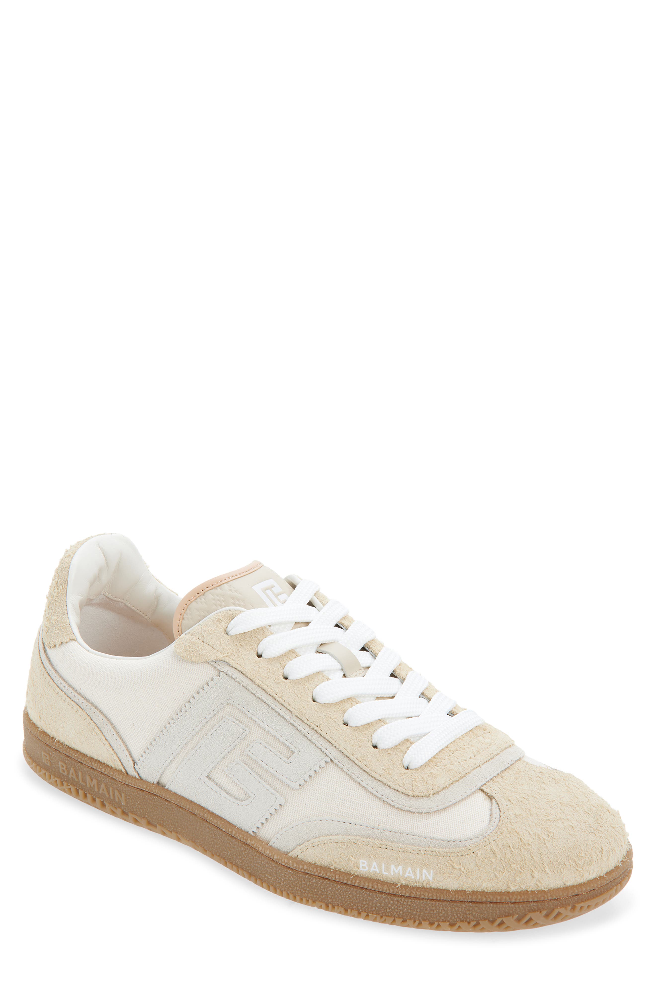 Balmain Swan Trainer Sneaker, Main, color, 0Da Cream