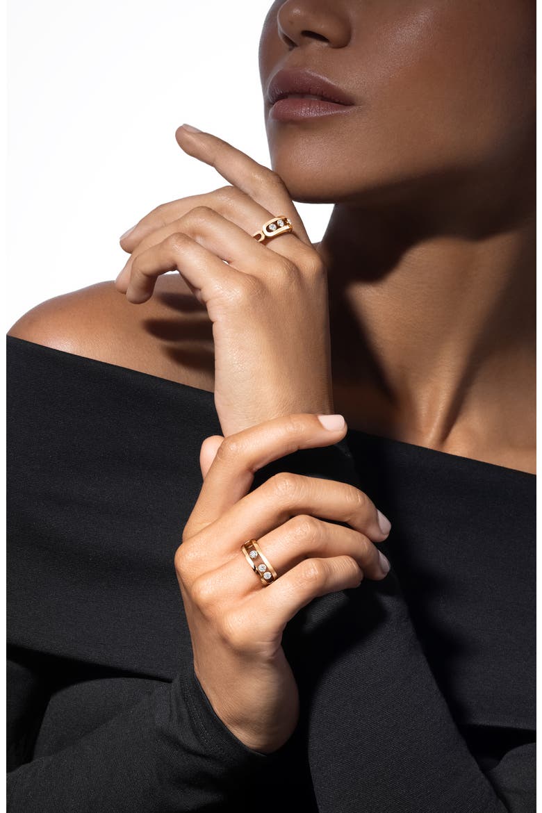 Move Classique Diamond Band Ring, Alternate, color, YELLOW GOLD