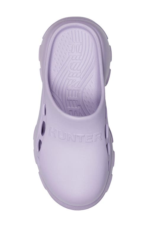 Hunter Bryce Platform Mule In Light Purple
