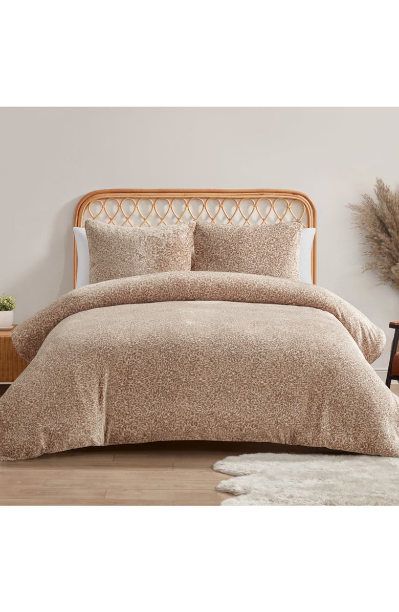 Jessica Simpson Blush Pink Animal Print Comforter Set, Alternate, color, 