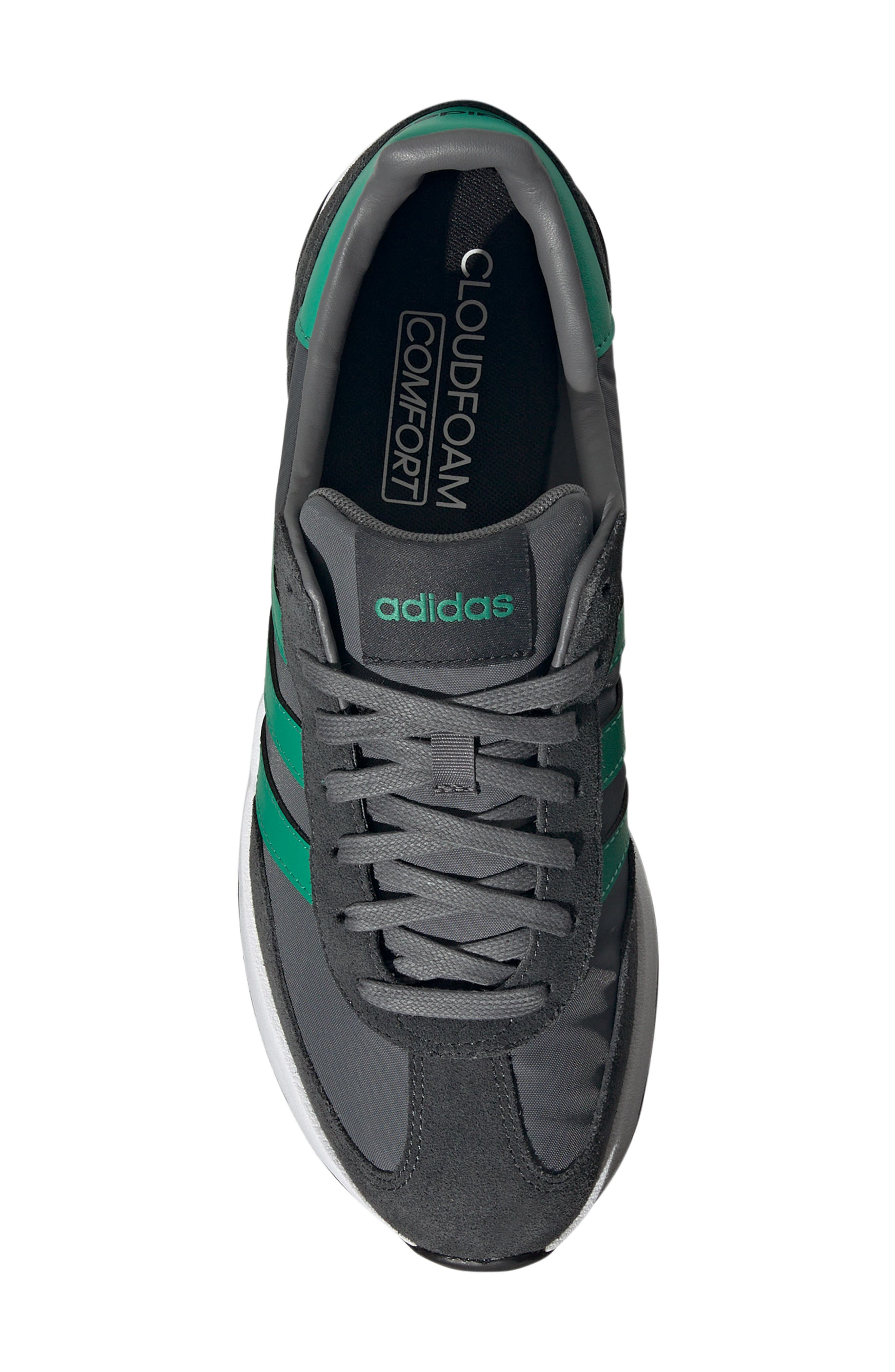 adidas Run 72 Sneaker, Alternate, color, Grey/ Semi Court Green/ Carbon