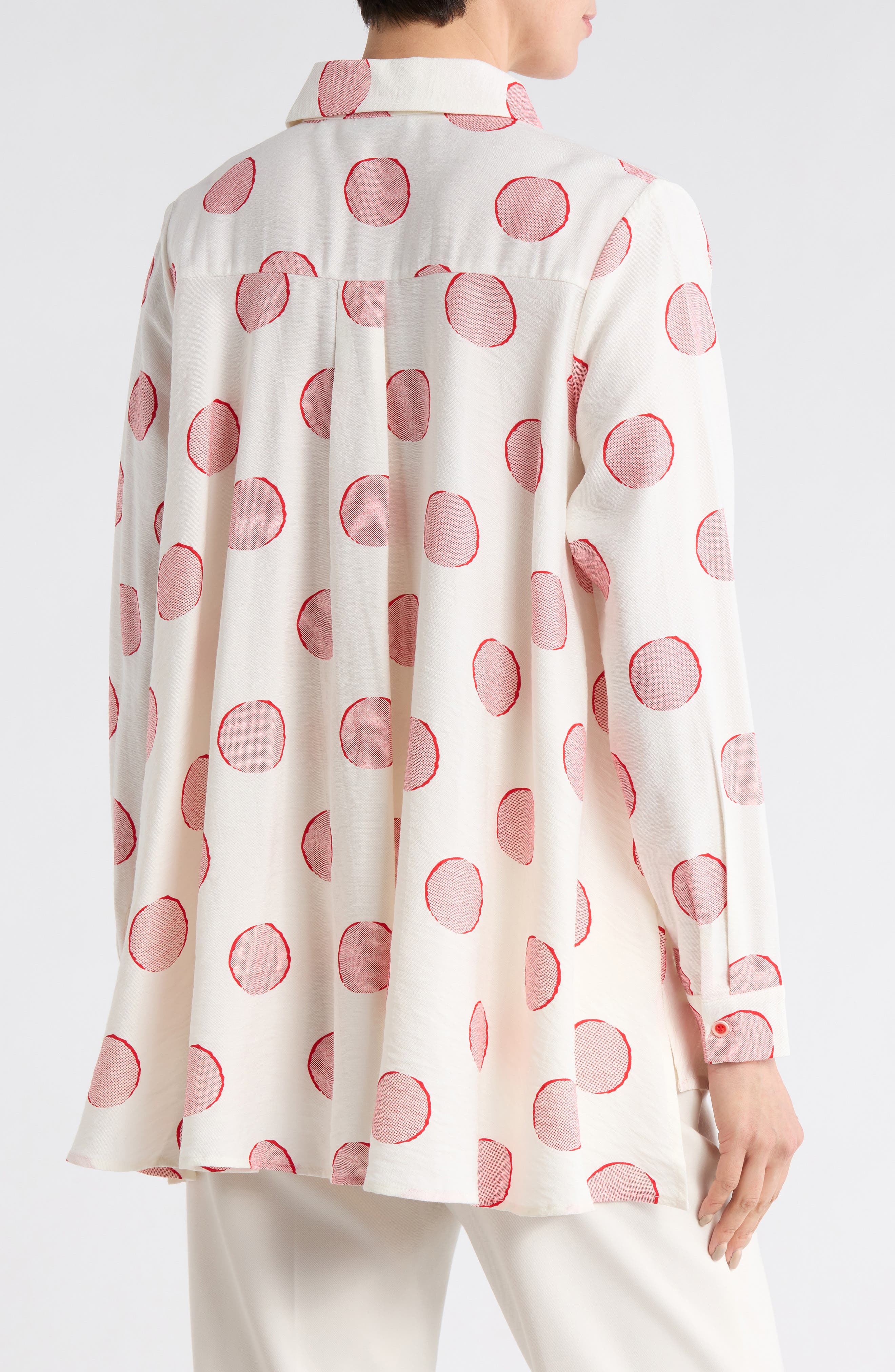 Dot Button Down Shirt - image 2