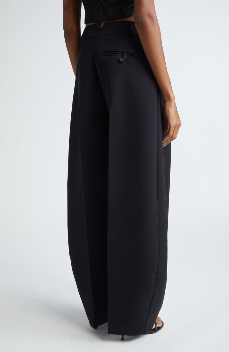 Jacquemus Le Pantalon Ovalo Wide Leg Trousers, Alternate, color, 