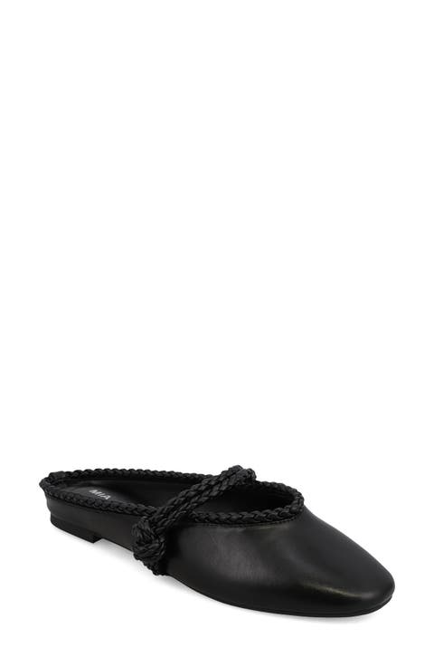 Bellinni Faux Leather Flat Mule