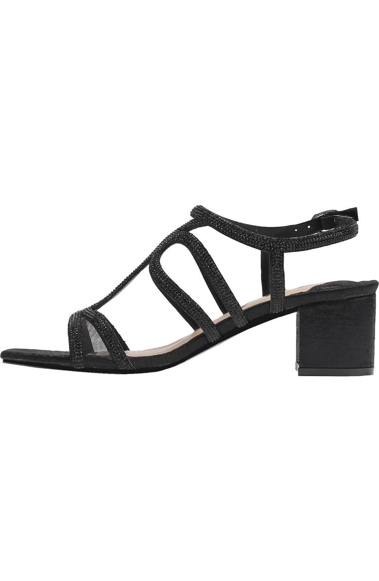 LADY COUTURE Devinenr Sandal, Alternate, color, Black