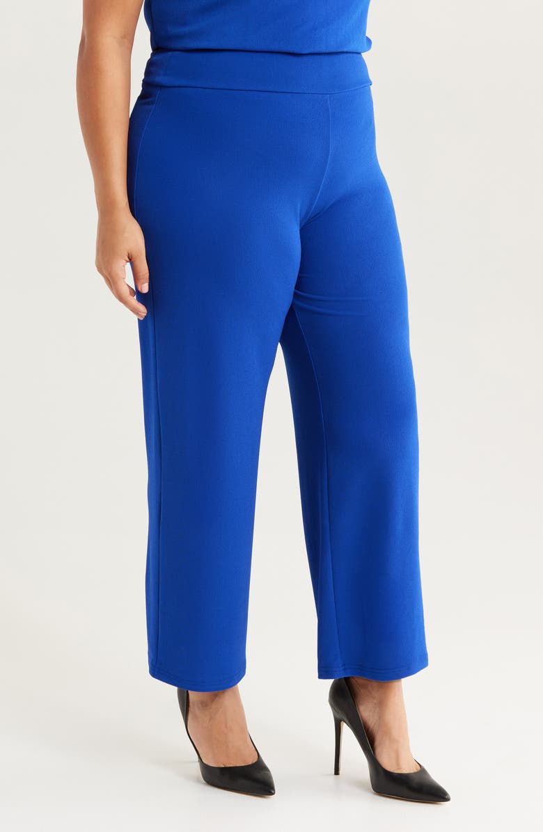 Anne Klein Wide Waistband Pants, Alternate, color, 