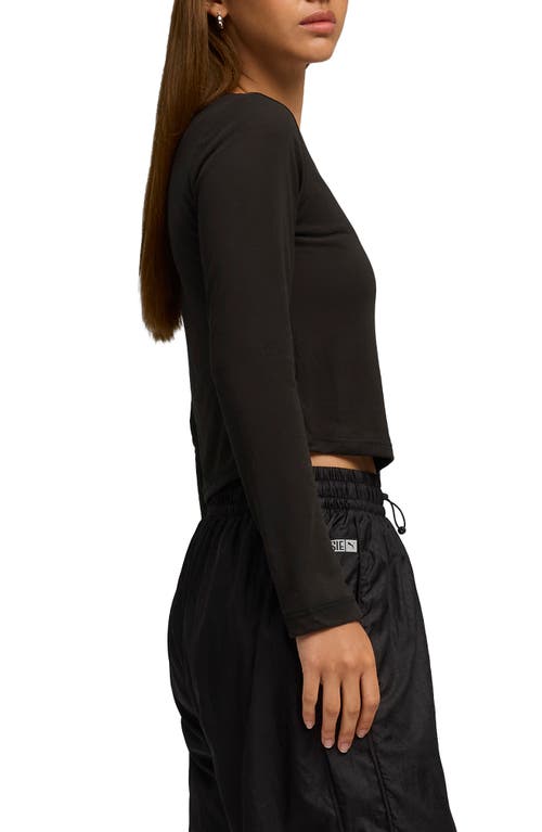 Puma X Rosé Long Sleeve T-shirt Women In Black