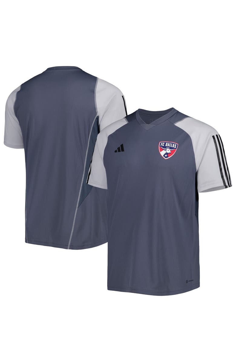 adidas Men's adidas Gray FC Dallas 2023 On-Field Training Jersey, Main, color, 