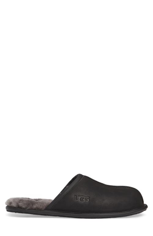 Ugg(r) Genuine Shearling Scuff Slipper In Black