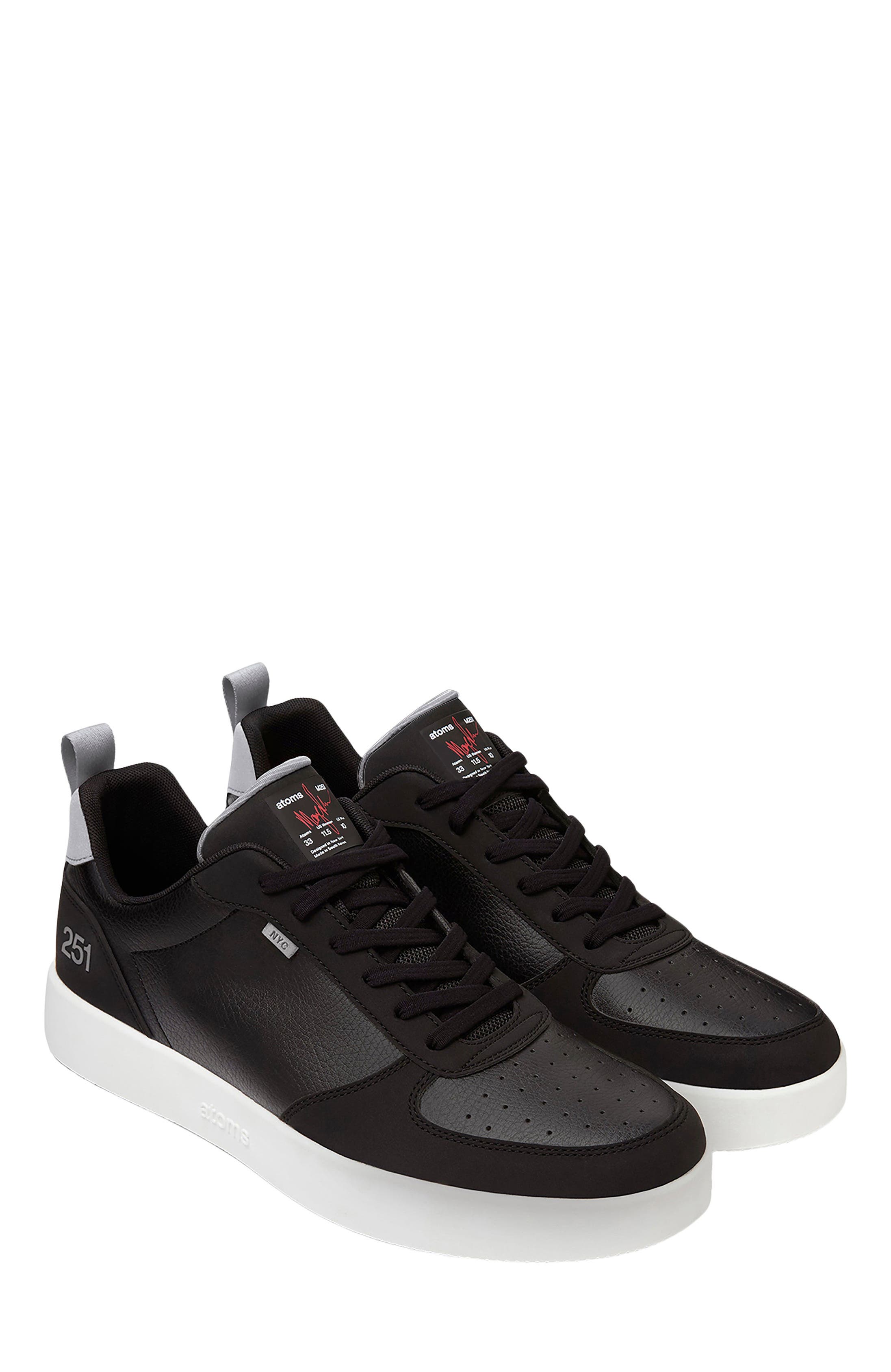 Atoms Model 251 Low Top Sneakers, Alternate, color, Gray & Black