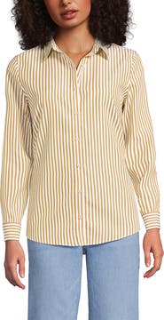 Lands' End No Iron Supima Cotton Long Sleeve Shirt
