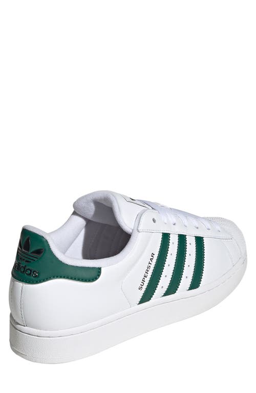Adidas Originals Adidas Gender Inclusive Superstar Ii Sneaker In White/collegiate Green/black