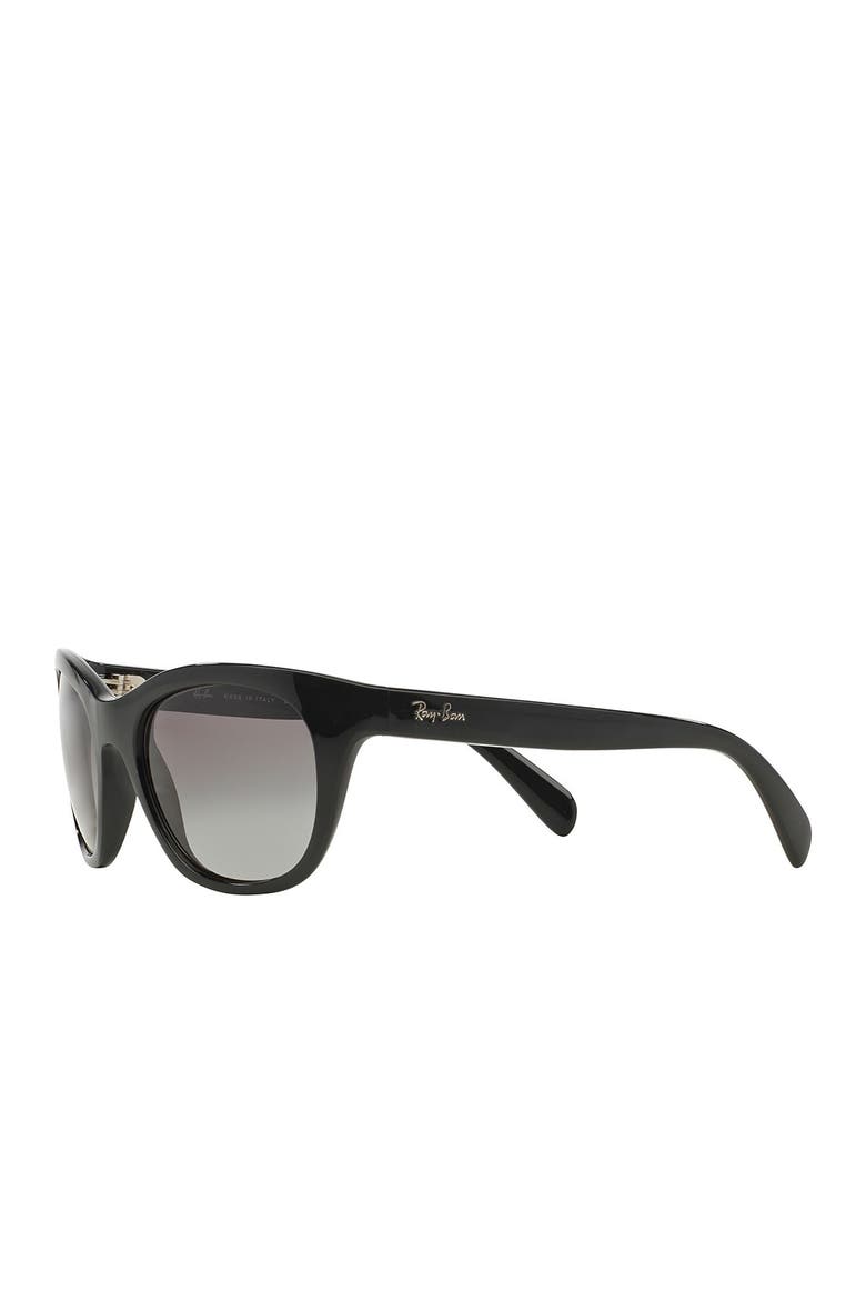 Highstreet 56mm Cat Eye Sunglasses, Alternate, color, BLACKDNU