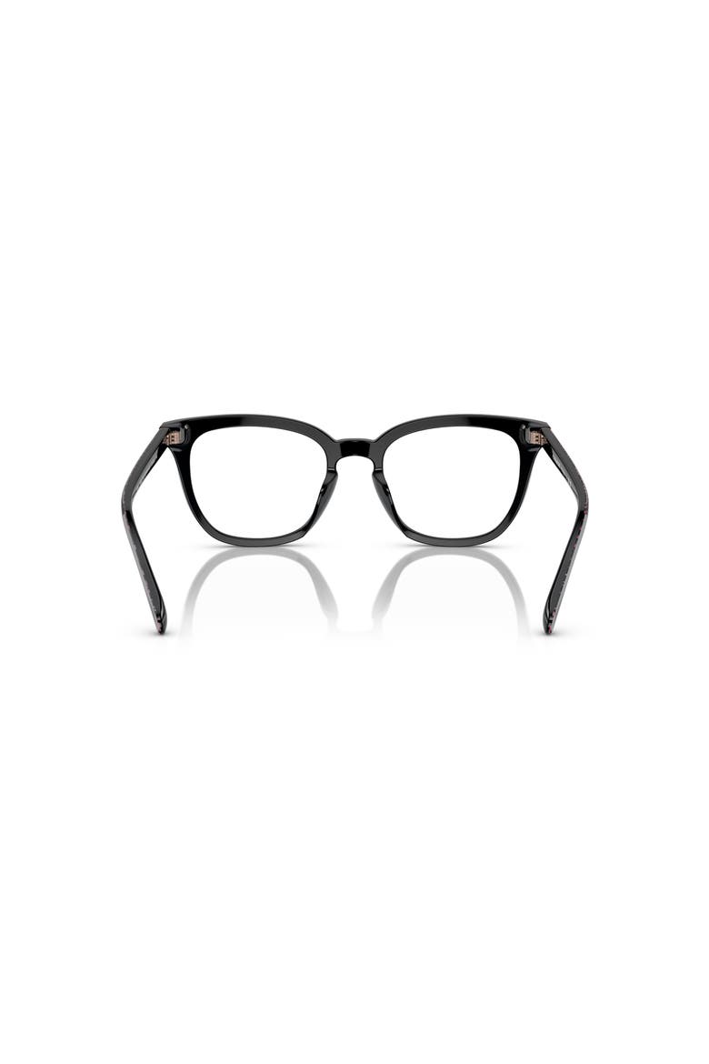 51mm Square optical glasses, Alternate, color, Red