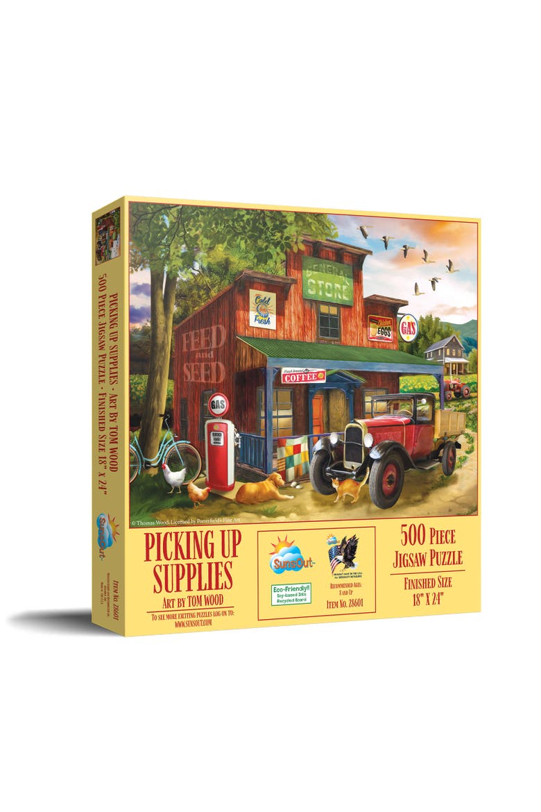 Picking Up Supplies 500 piece Jigsaw Puzzle for Adults, Main, color, Multicolor