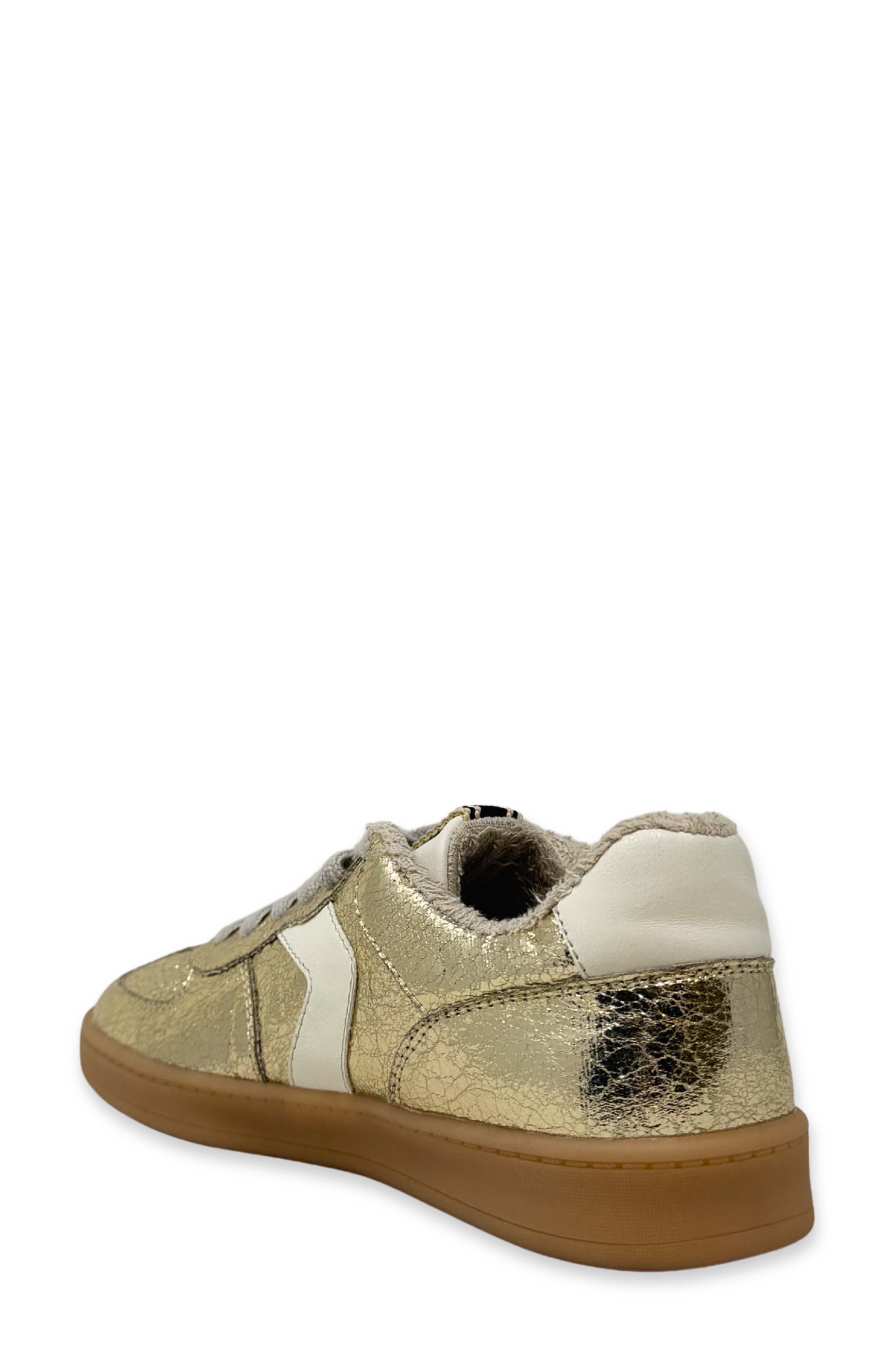 Portland Faux Leather Sneaker, Alternate, color, GOLD