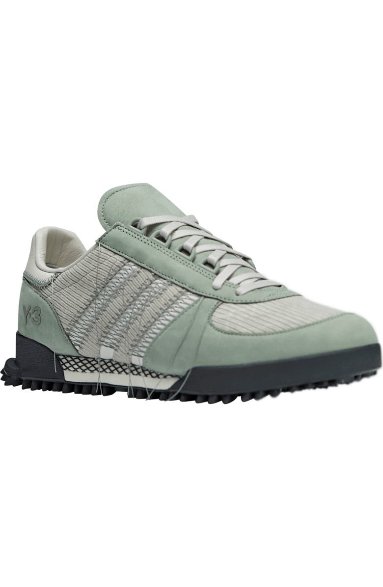 adidas Y-3 Marathon Trail Sneaker, Main, color, Silver Green/ Light Brown