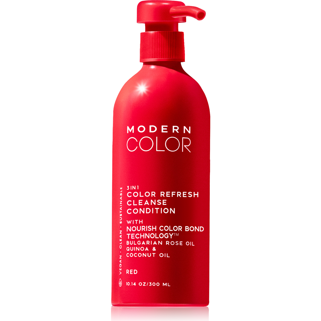 Modern Color Red 3-in-1 Hair Color Refresh Cleanse Conditioner