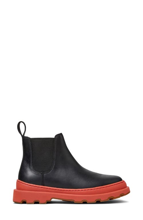 Camper Brutus Elastic-panelled Chelsea Boots In Black