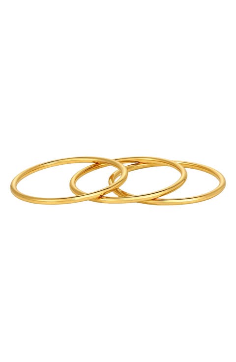3-Piece Bangle Bracelet Set