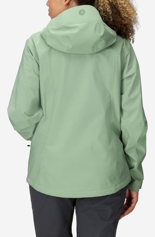 Marmot Precip® Eco Pro Waterproof Hooded Jacket In Green