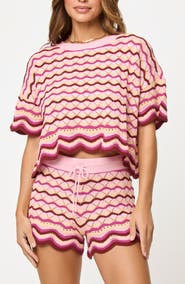 LSPACE Sun Chaser Stripe Top