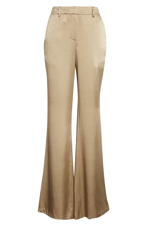 Vivienne Silk Flare Leg Pants