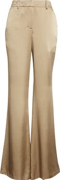 Ramy Brook Vivienne Silk Flare Leg Pants