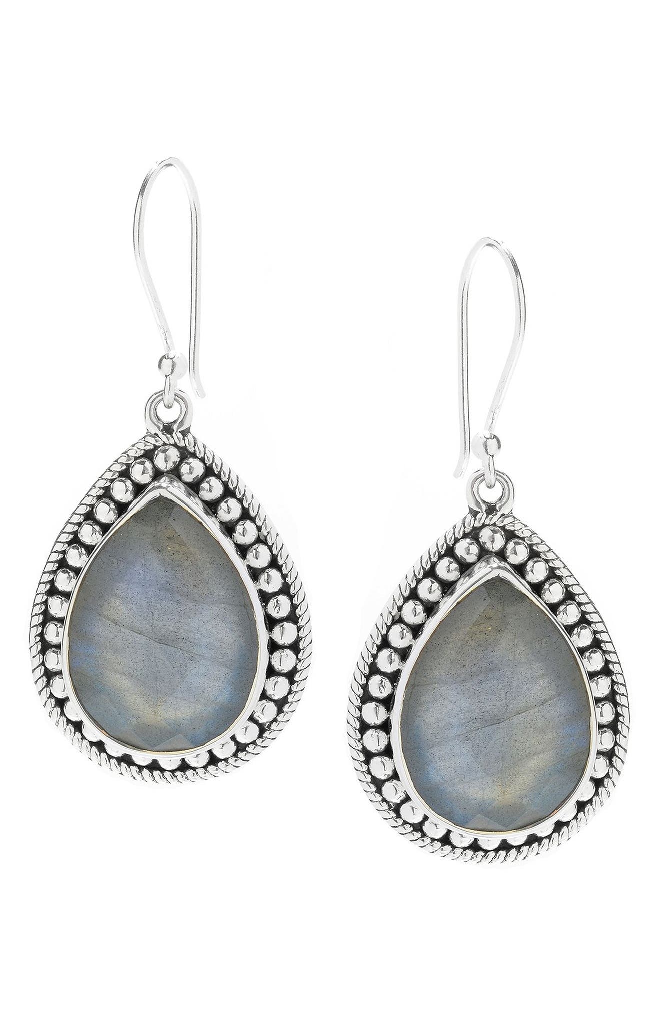 SAMUEL B. Labradorite Teardrop Earrings