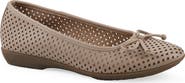CLIFFS BY WHITE MOUNTAIN Carris Perforated Ballet Flat