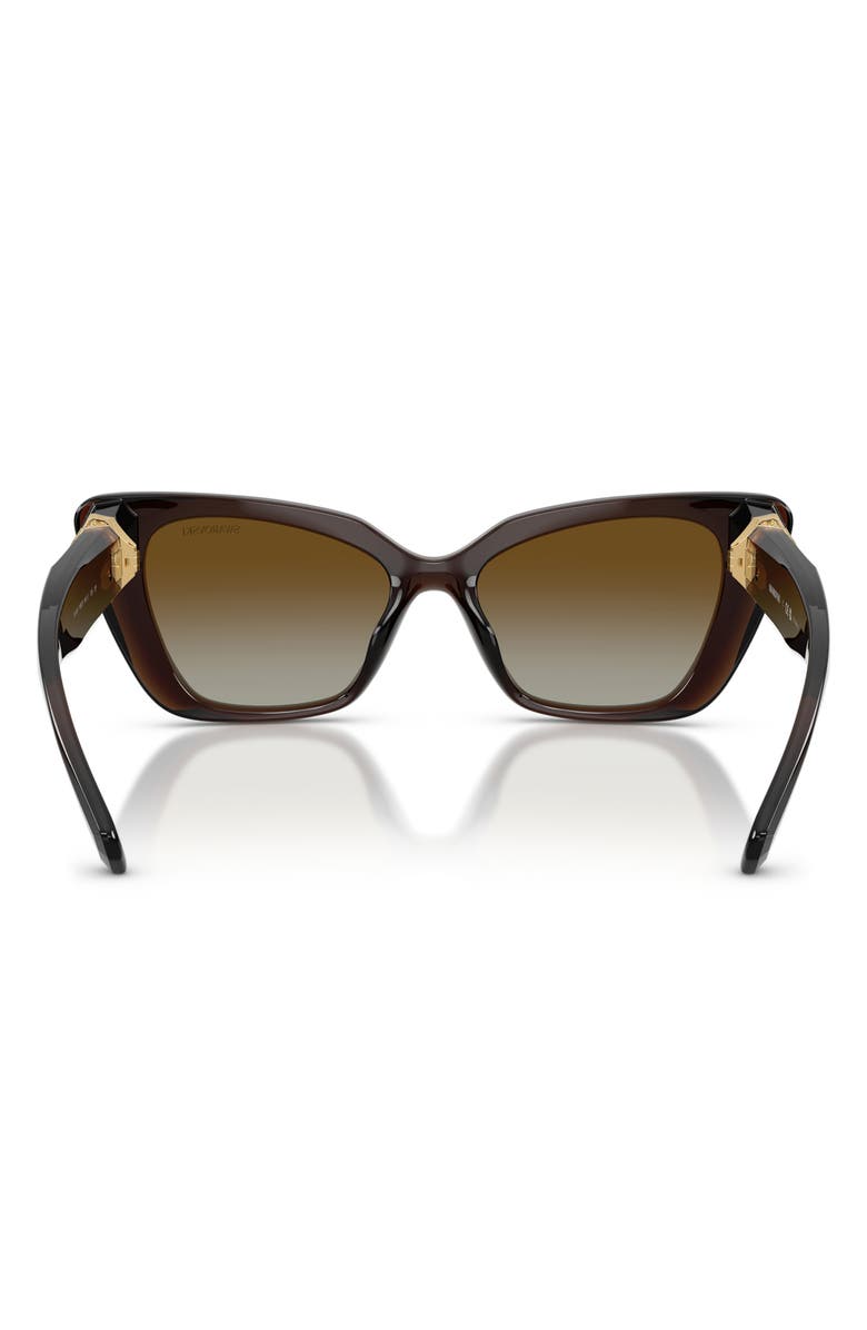 Swarovski 54mm Polarized Cat Eye Sunglasses, Alternate, color, 