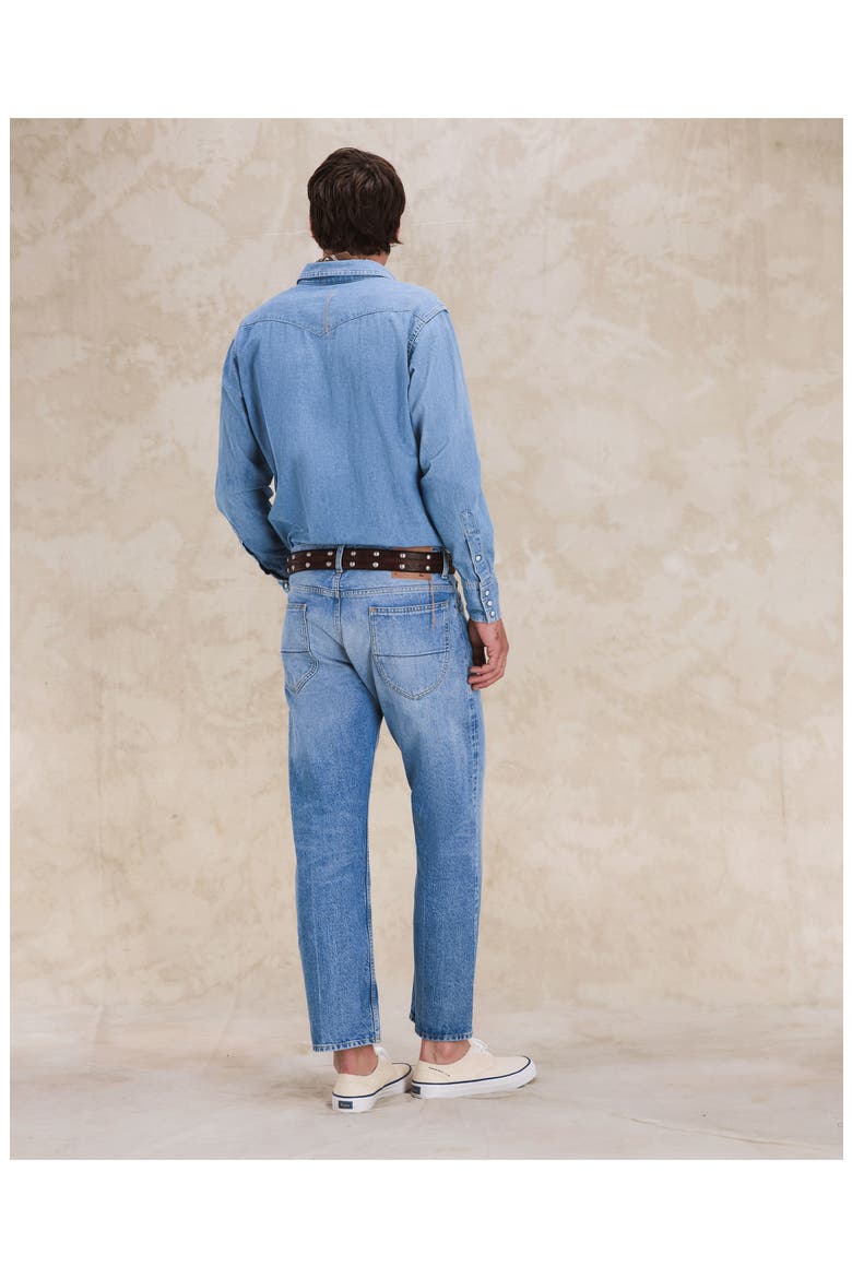 944 Jason 5-Pocket High-Waisted Denim, Alternate, color, Dark Blue