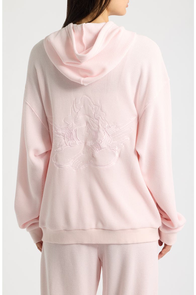 Cotton Candy Harley Full Zip Hoodie, Alternate, color, PALE PINK