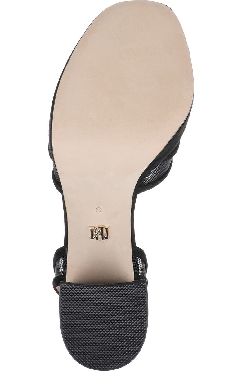 Badgley Mischka Collection Yohana Platform Ankle Strap Sandal, Alternate, color, Black Suede