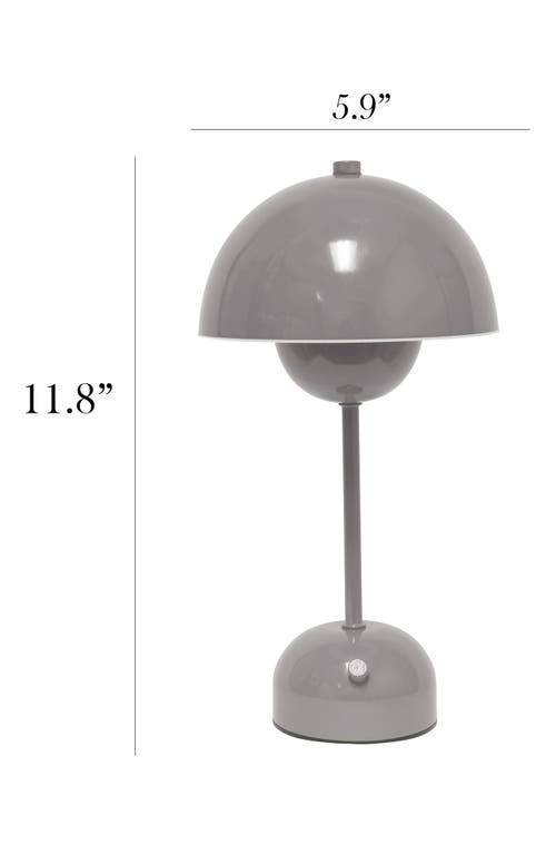 Lalia Home Touch Activated Wireless Lamp In Gray
