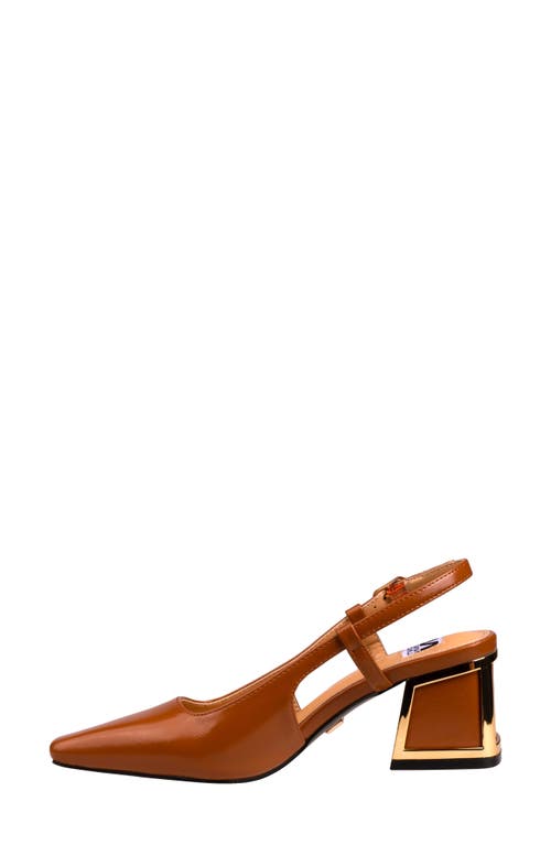 Ninety Union Blake Slingback Pump In Cognac