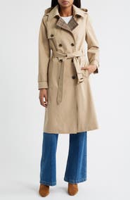 London Fog Heritage Trench Raincoat with Removable Hood